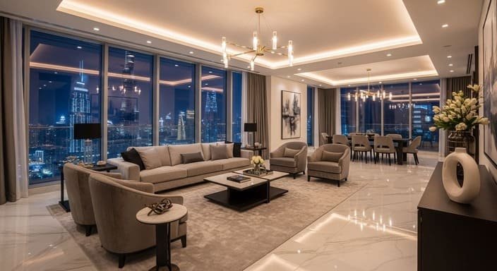 Interior de Luxo em Downtown