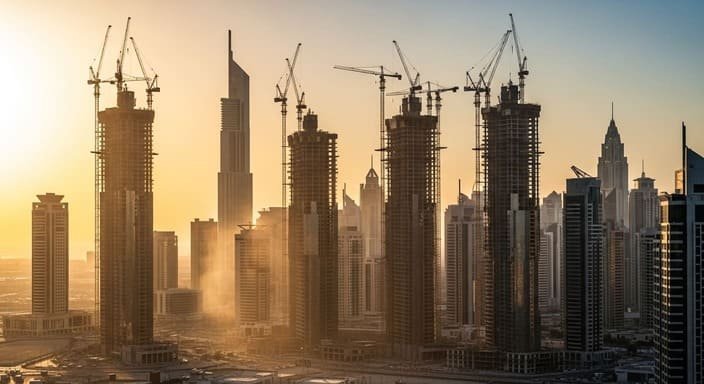 Quando investir em Dubai: Entenda como o cronograma de obras afeta diretamente o seu bolso.