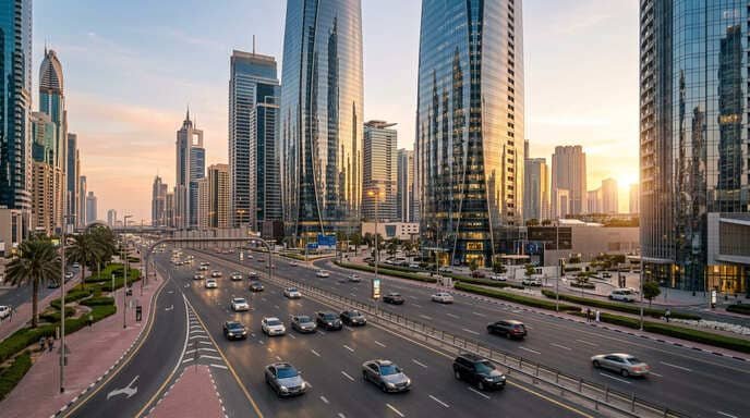 Distrito empresarial de Dubai e o crescimento do mercado comercial