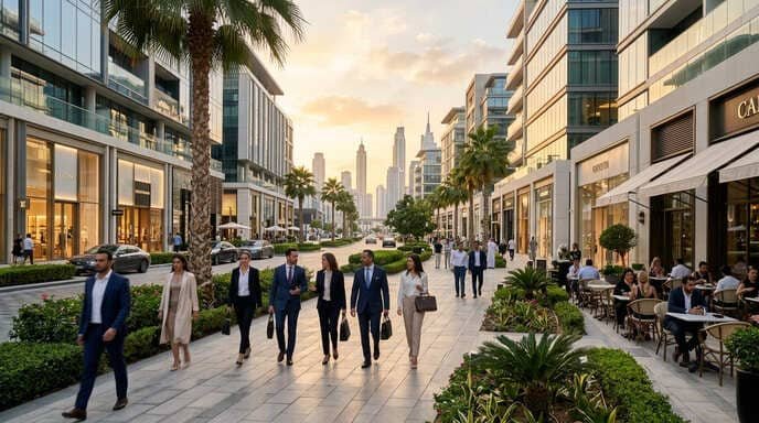 Localização estratégica para imóveis comerciais em Dubai